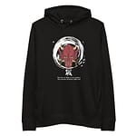 The Art of War Men's Eco Pullover Hoodie, printed hoodie demon spirit folklore, printed hoodie demon spirit folklore, hoodie demon spirit folklore unisex, Art of War Blue Edition men's hoodie. The Art of War Men's Eco Pullover Hoodie,