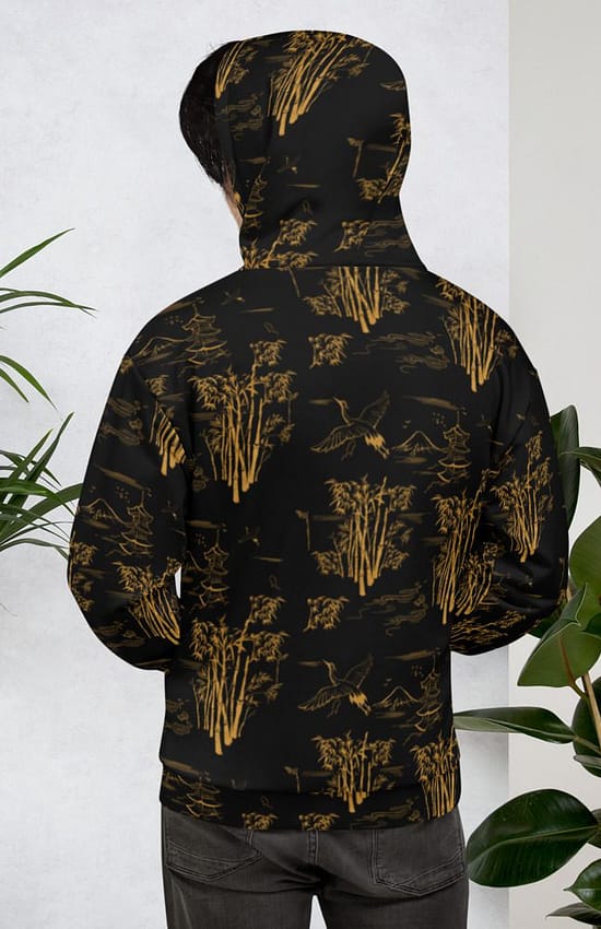 Japanerie Bamboo Forest Men Hoodie