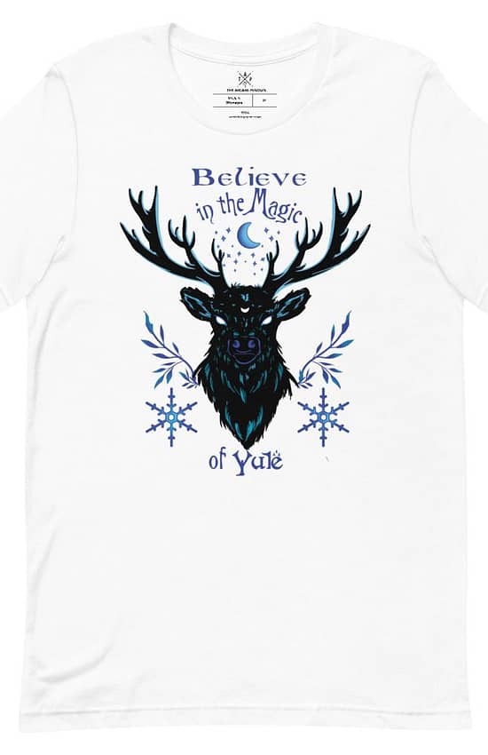 Believe in the Magic of Yule Short-Sleeve Men's T-Shirt