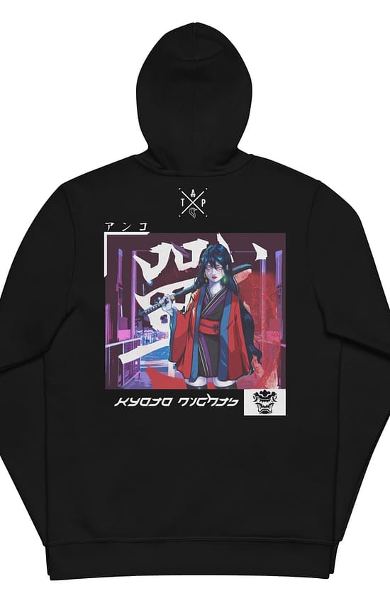 Kyoto Nights Onna-Bugeisha zip hoodie
