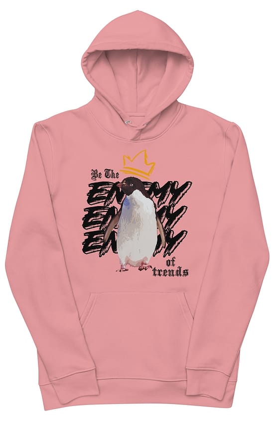 Be The Enemy of Trends Men's essential eco hoodie