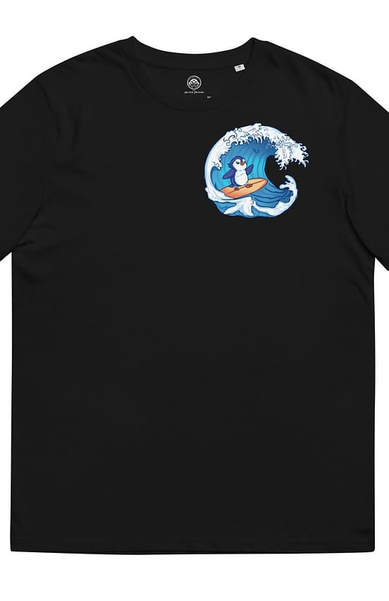Wave of Penguin's Men's organic cotton t-shirt